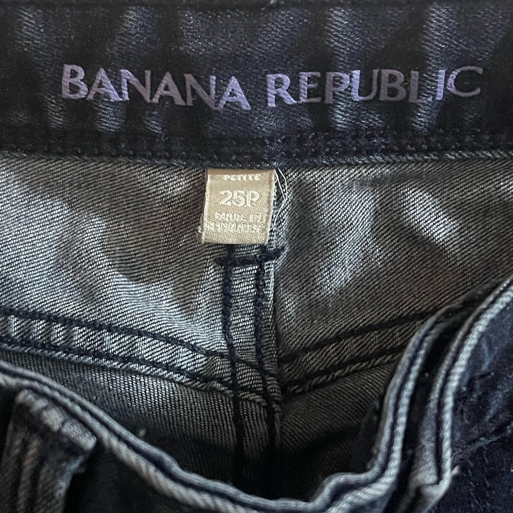 Banana Republic Women's Navy Skinny Jeans - Picture 6 of 9